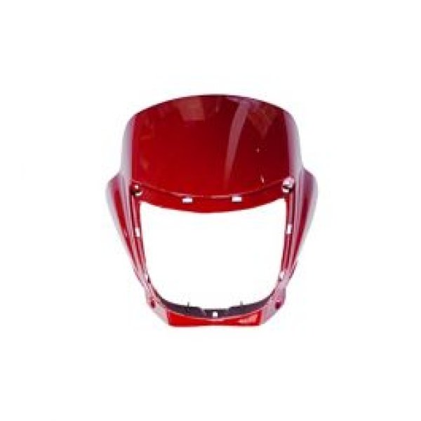 NIKAVI N576A Head Light Mask Compatible Compatible for TVS Radeon BS-6 Red