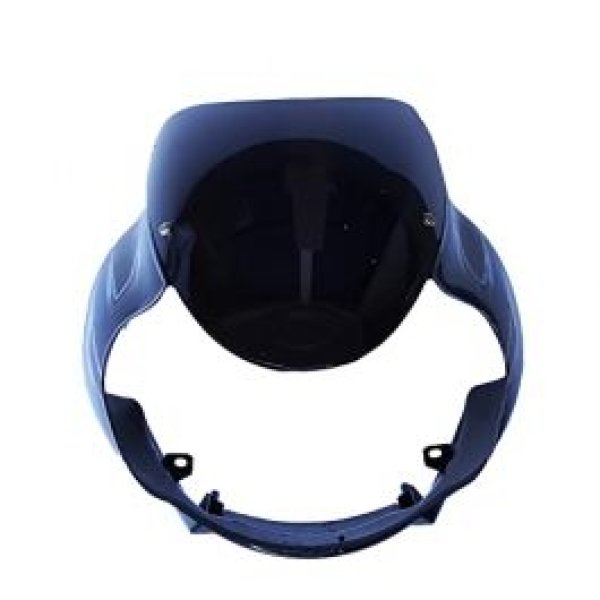 NIKAVI N591 Head Light Visor Mask Compatible for Bajaj Discover DTS-i 125Cc Bk-Blue