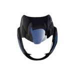 NIKAVI N601 Head Light Visor Mask Compatible for Bajaj Pulsar Ug6 Bk-Blue