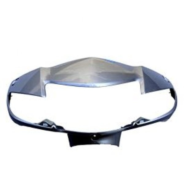 NIKAVI N617C Head Light Visor Mask Compatible for Honda Activa 3G N/M Silver