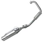 NIKAVI SLCP01 Silencer Compatible for Bajaj Pulsar DTSI 150 (Chrome)