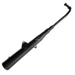 NIKAVI SLCP13 Silencer Compatible for Hero Glamour/Super Splendor (Powder Coated)
