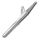 NIKAVI SLCP21 Silencer Compatible for Yamaha RX 100 (Chrome)