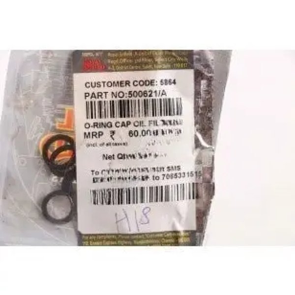 O-RING CAP OIL FILTER (500621-A)