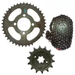 Platina 110 Disc Bajaj Chain Sprocket Kit Bajaj Genuine Parts - 2wheelerspares