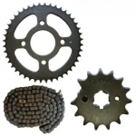Pulsar 150 UG5 BS4 Bajaj Chain Sprocket Kit Bajaj Genuine Parts - 2wheelerspares