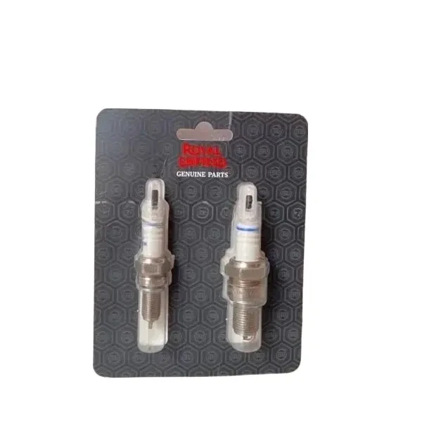 RE Genuine Spark Plug For UCE Twin Spark Engine Classic/STD/Electra 350cc (Spark plug kit BU.500),