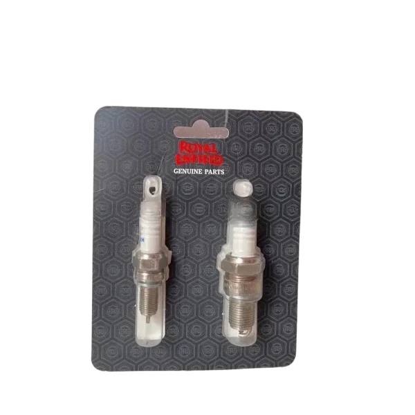 RE Genuine Spark Plug For UCE Twin Spark Engine Classic/STD/Electra 350cc (Spark plug kit BU.500),