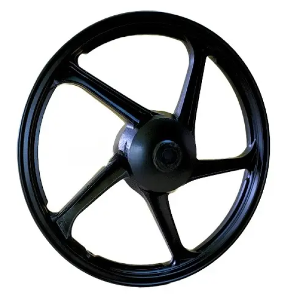 Splendor Ismart (dec, 2013) Alloy Wheel Front Tubeless Black Hero Genuine Parts -