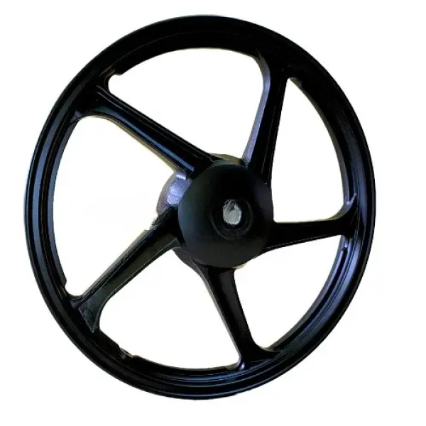 Splendor Plus I3s Ibs Alloy Wheel Front Tubeless Black Hero Genuine Parts -