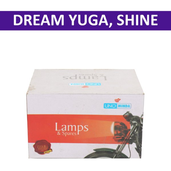 Uno Minda Head Light Assembly for Dream Yuga, Shine