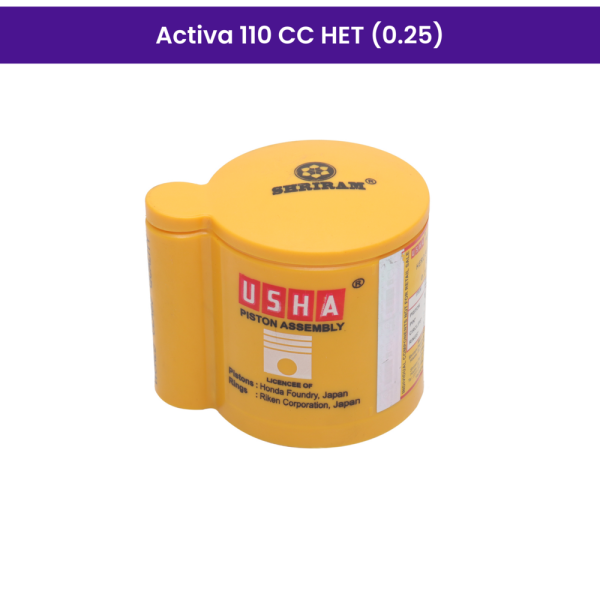 Usha Piston Kit (0.25) for Activa 110 HET