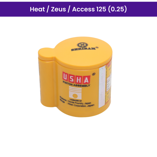 Usha Piston Kit (0.25) for Heat, Zeus, Access 125