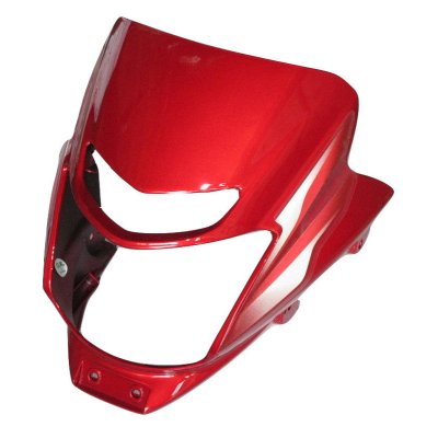 Headlight Visor Fit For Bajaj Platina DRL Comfortec Candy Blazing Red