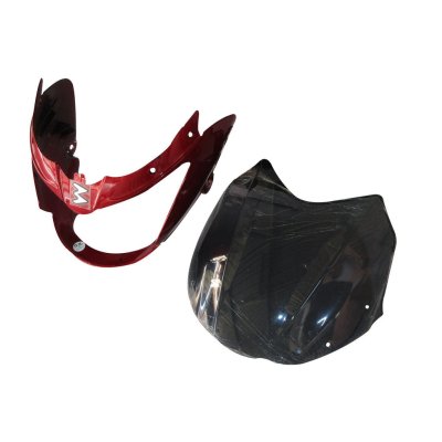Headlight Visor Fit For Bajaj XCD Flame Red