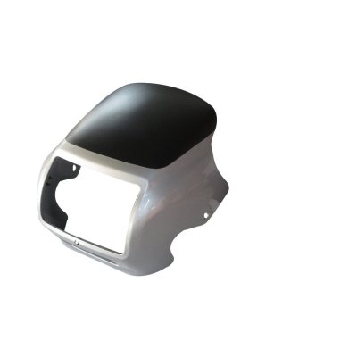 Headlight Visor Fit For Hero CD-Deluxe Old Model (Hero Splendor Type) Cloud Silver