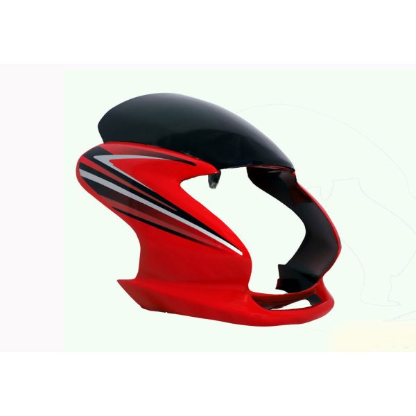 Headlight Visor Fit For Hero Passion Pro Digital Sports Red