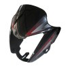 Headlight Visor Fit For Hero Splendor NXG Latest Black (Red Sticker)
