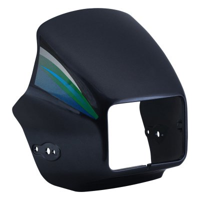 Headlight Visor Fit For Hero Splendor Pro (Black Alloy Wheels) Heavy Grey