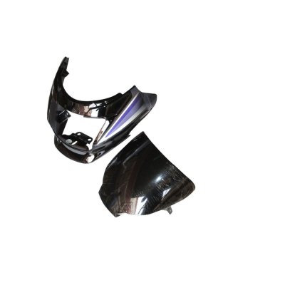 Headlight Visor Fit For Hero Super Splendor i3s Black /Purple