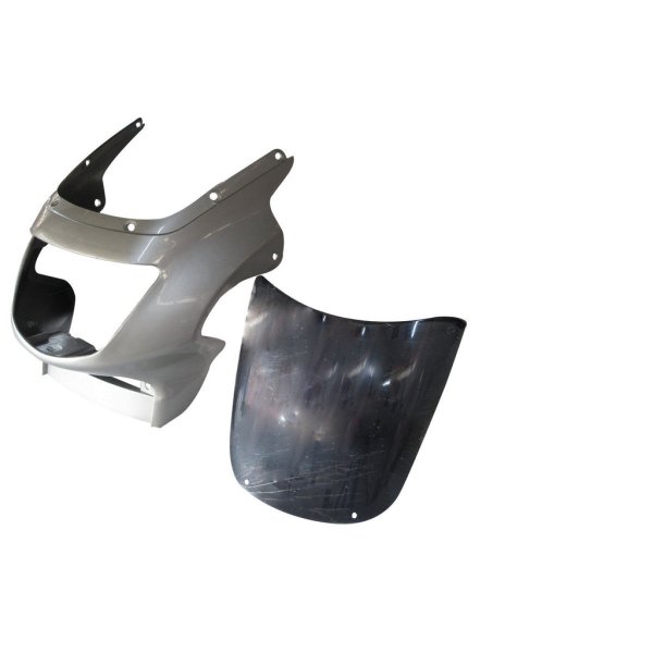 Headlight Visor Fit For With Glass Hero CBZ Sparkle Silver