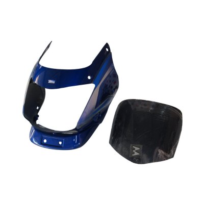 Headlight Visor With Glass Fit For Bajaj Platina 125CC Plasma Blue