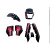 HERO HONDA PASSION PLUS BODY KIT BLACK/RED - Raj Automobiles