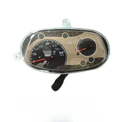 MUKUT Analog Speedometer for TVS Scooty Pep | Brown Dial