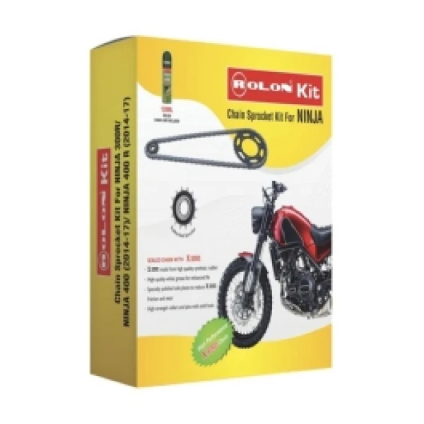 Ninja 300 X ring Chain Sprocket Kit by Rolon