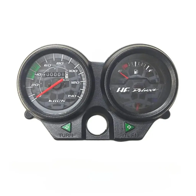 PRICOL Analog Speedometer for Hero HF Deluxe New Model with Side Stand | Black Dial