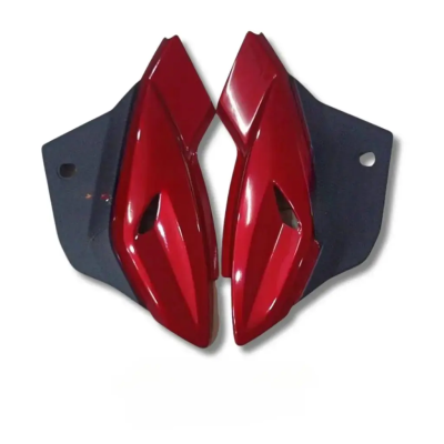 Side Panel for Bajaj Pulsar 150 | Digital Model | One Side Nut Bolt | Red