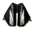 Side Panel for Hero CD 100 Deluxe | 2008 Model | Type2 Sticker | Black & Blue Colour