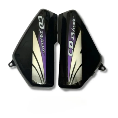 Side Panel for Hero CD 100 Deluxe | 2008 Model | Type2 Sticker | Black & Blue Colour