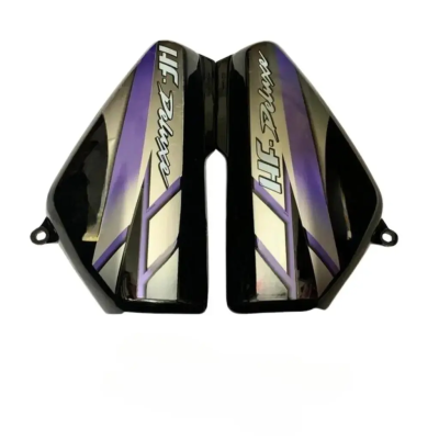 Side Panel for Hero CD 100 Deluxe | 2012 Model | Type4 Sticker | Black & Blue Colour
