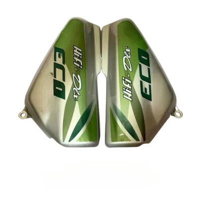 Side Panel for Hero CD 100 Deluxe | 2012 Model | Type4 Sticker | Eco Leaf Green Colour