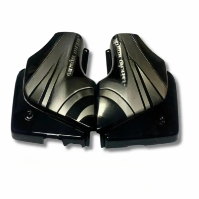 Side Panel for Hero Passion | Alloy Wheel | Black & Silver Colour
