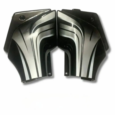 Side Panel for Hero Passion Pro | Digital Model | Black & Silver Colour