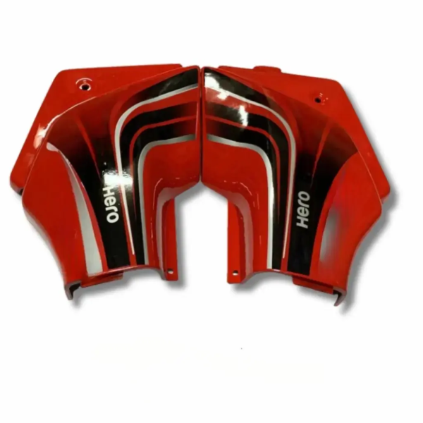 Side Panel for Hero Passion Pro | Type 1 | Sports Red & Black Colour