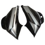 Side Panel / Side Cowl Set Fit For Bajaj CT-100 Black (Grey Sticker)