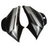 Side Panel / Side Cowl Set Fit For Bajaj CT-100 Black (Grey Sticker)