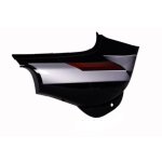 Side Panel / Side Cowl Set Fit For Bajaj CT-100 Black (Red Sticker)