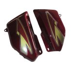 Side Panel / Side Cowl Set Fit For Hero CD-Deluxe Old Model (Spld. Type) For Palace Maroon Bike