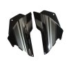 Side Panel / Side Cowl Set Fit For Hero Glamour Latest Black Colour For Silver Bike