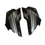 Side Panel / Side Cowl Set Fit For Hero Glamour Latest Black Colour For Silver Bike
