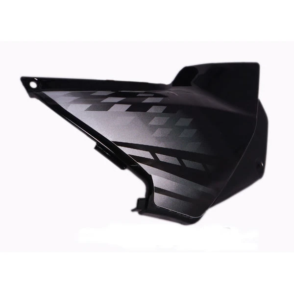 Side Panel / Side Cowl Set Fit For Hero Glamour Latest New Model (Type 4) Black (Silver Sticker)