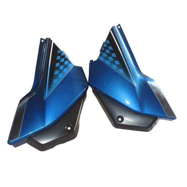 Side Panel / Side Cowl Set Fit For Hero Glamour Latest New Model Type 6 Blue For Black