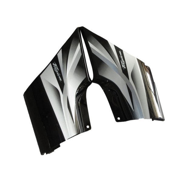 Side Panel / Side Cowl Set Fit For Hero Passion Pro Type 3 Black Colour For Silver Bike Silver Sticker