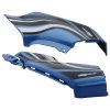 Side Panel / Side Cowl Set Fit For Hero Passion Xpro Forest Blue Colour For Black Bike (Blue Sticker)