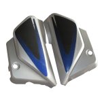 Side Panel / Side Cowl Set Fit For Hero Splendor Plus Cloud Silver (Blue Sticker)