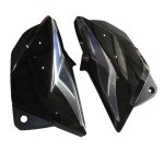 Side Panel / Side Cowl Set Fit For Hero Splendor Pro Type 4 Black (Blue Stik.)